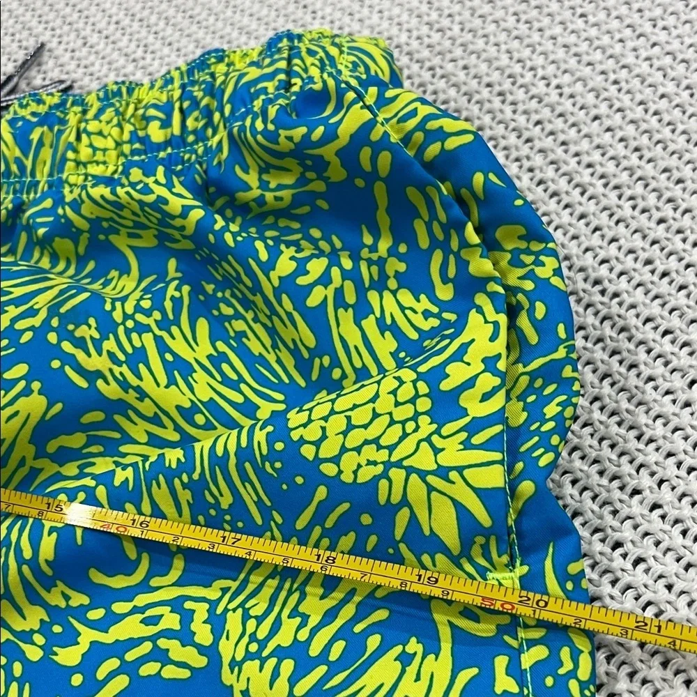 Speedo Blue and Yellow Patterned Swim Trunks
